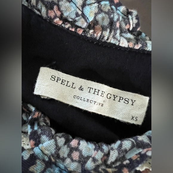 Spell & The Gypsy Poppy Strappy oversized Mini Dress size XS - Picture 12 of 16